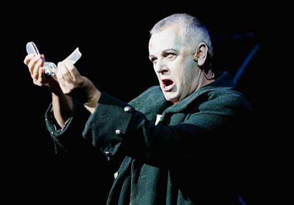 Sweeney Todd with razor
