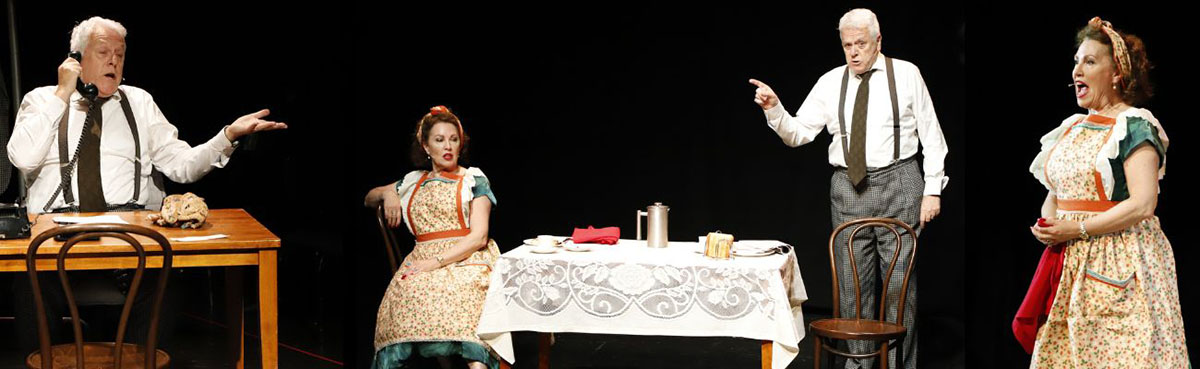 Peter Colman-Wright and Cheryl Barker as Sam and Dinah.