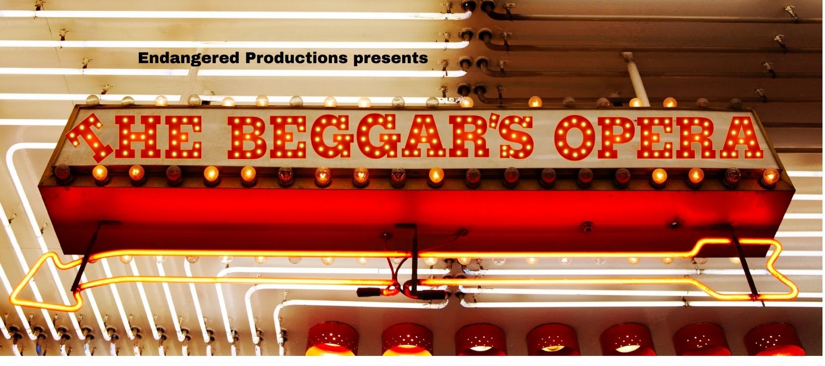 Grunge light bulb neon