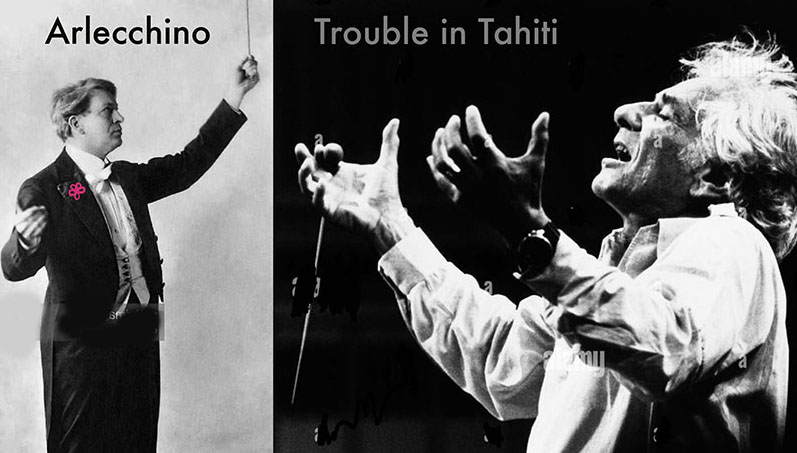 Busoni and Bernstein conducting