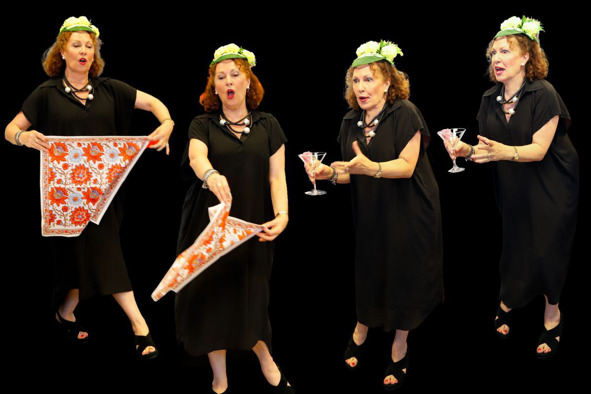 Cheryl Barker at rehearsal of 'Trouble in Tahiti'